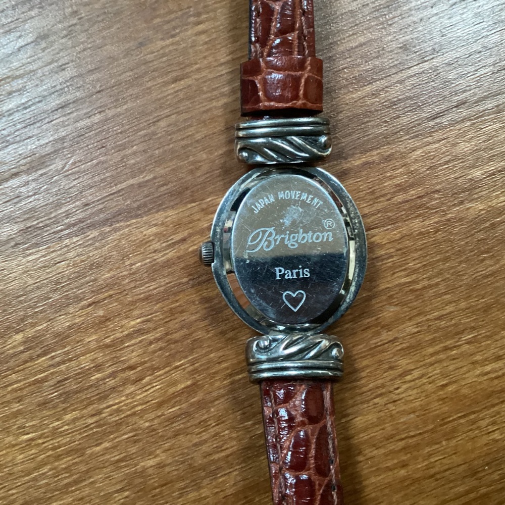Brighton Paris Silver-tone Women’s Watch With Rotating Band/Strap - Picture 5 of 10